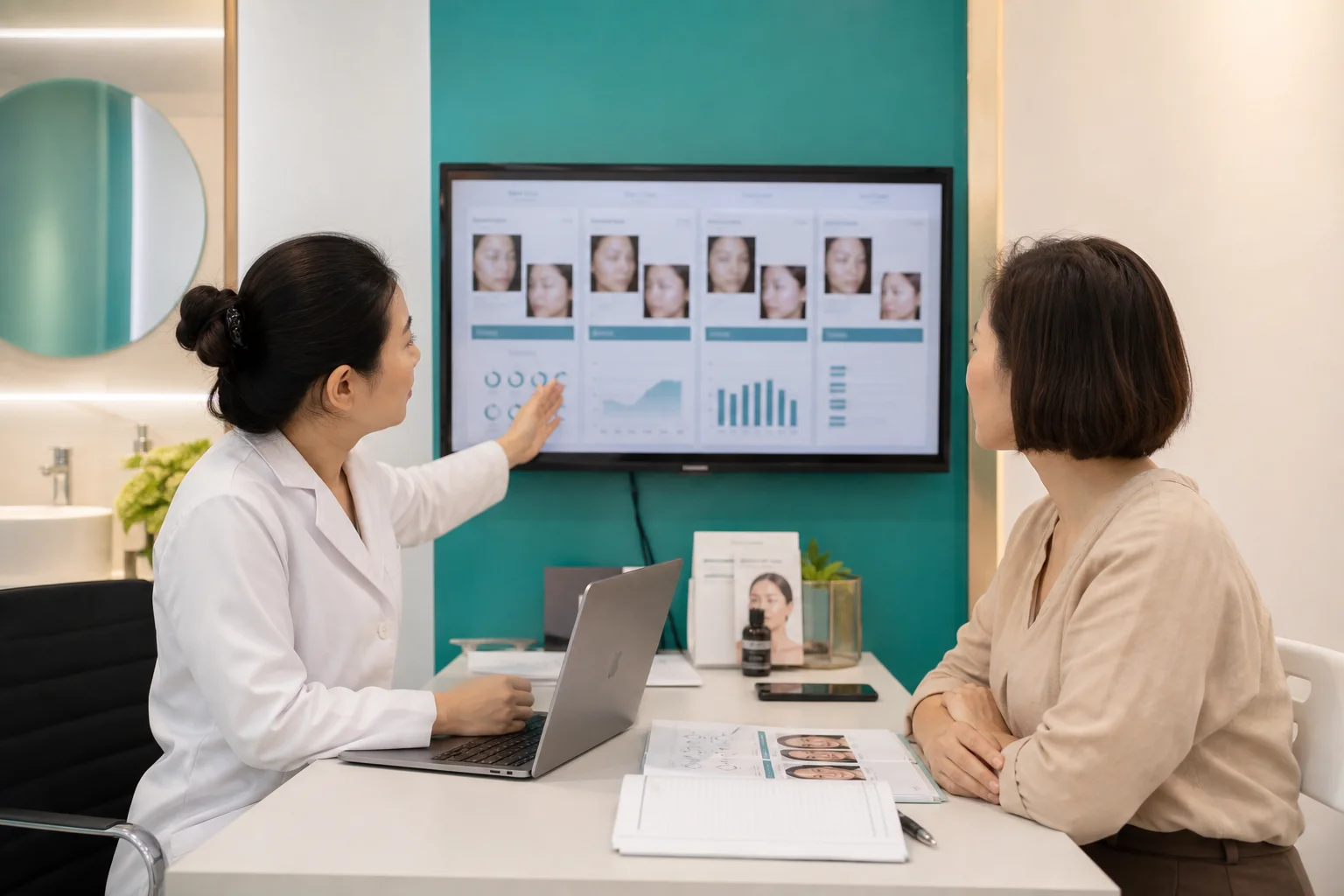 Đội ngũ chuyên môn rà soát hồ sơ theo dõi theo từng mốc trước khi định hướng bước tiếp theo.