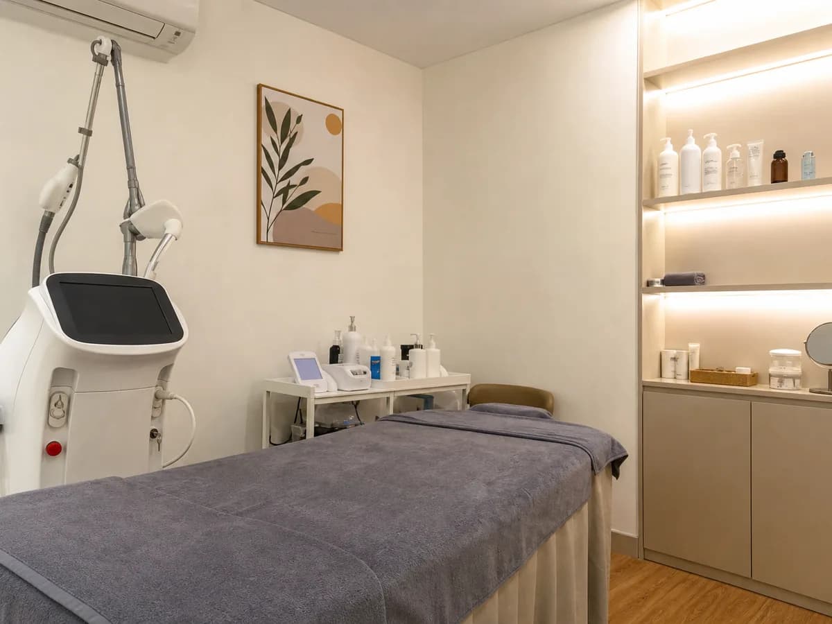 Phòng công nghệ bề mặt da và sắc tố tại phòng khám Avo Medical.