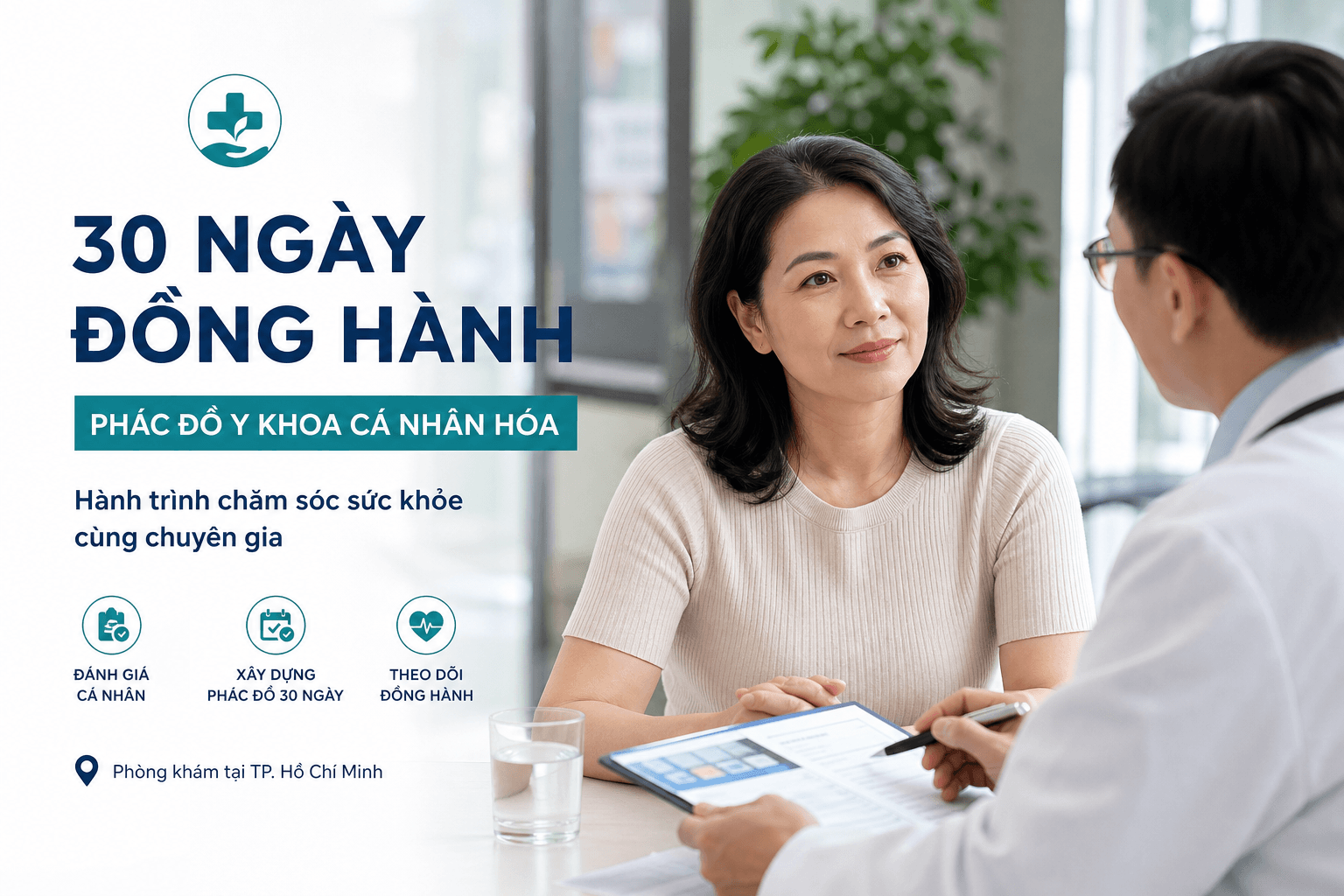 Ảnh bìa video tuần đầu: kiểm tra da, đọc kết quả, chọn hướng phù hợp và theo dõi — không thay buổi tư vấn trực tiếp