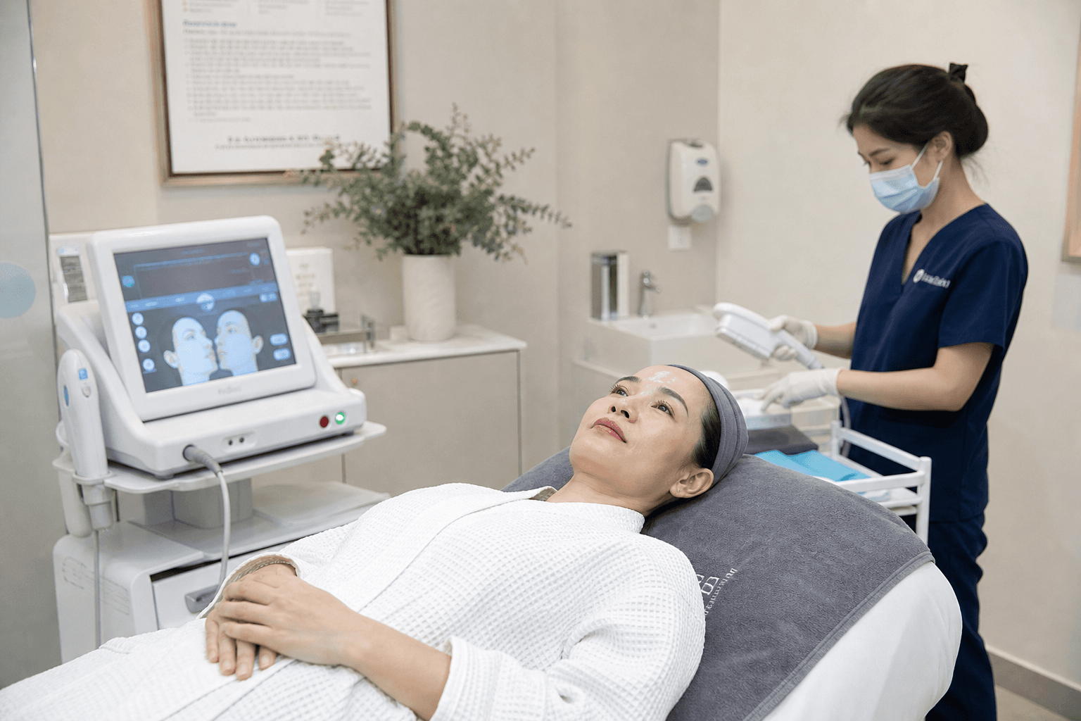 Phòng điều trị sạch sáng, thiết bị chuyên nghiệp, môi trường y khoa dễ tiếp cận khi có chỉ định tại Avo Medical