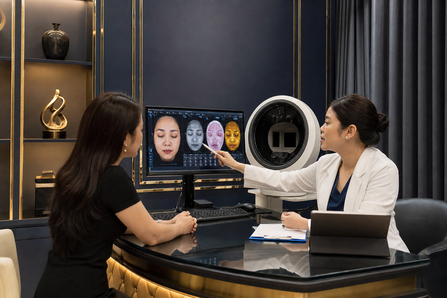 Phòng tư vấn riêng tư — hình ảnh minh họa AI